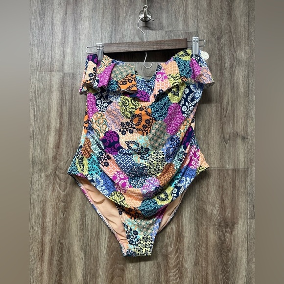 NWT Artesands Patchwork One Piece - Picture 1 of 13